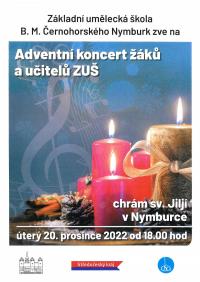 Adventní koncert žáků a učitelů ZUŠ Nymburk
